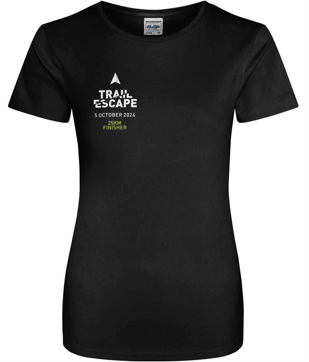 Womens Active T-Shirt - Escape 25km