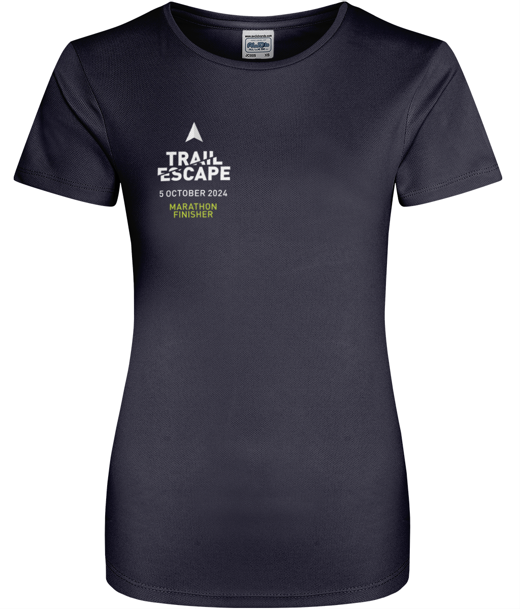 Womens Active T-Shirt - Escape Marathon